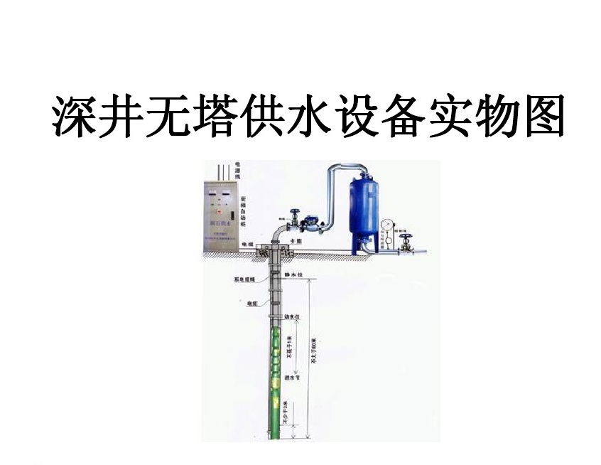 涞源县井泵无塔式供水设备